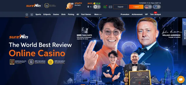 Surewin homepage